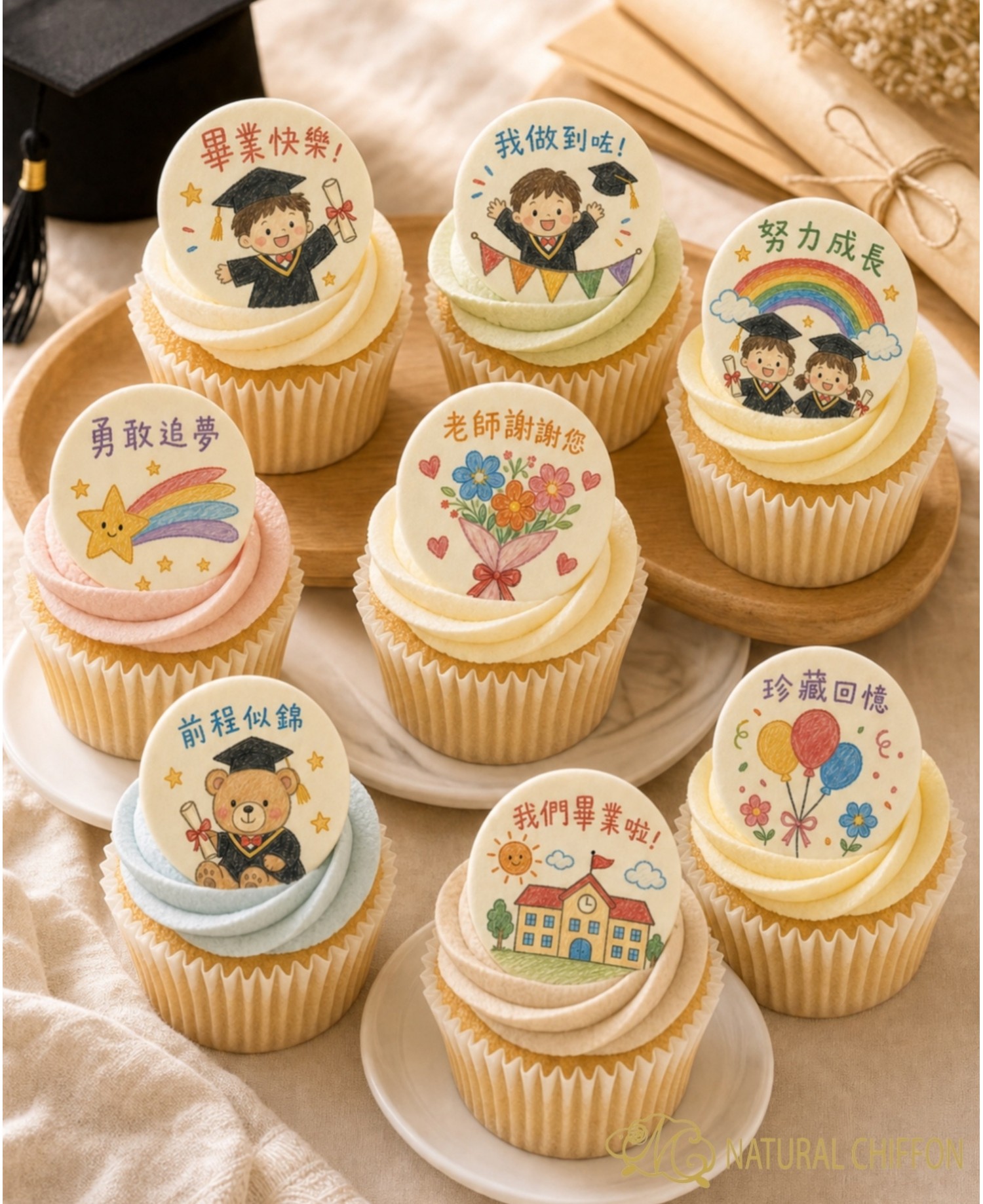 Graduation Treats｜8款設計｜可改文字